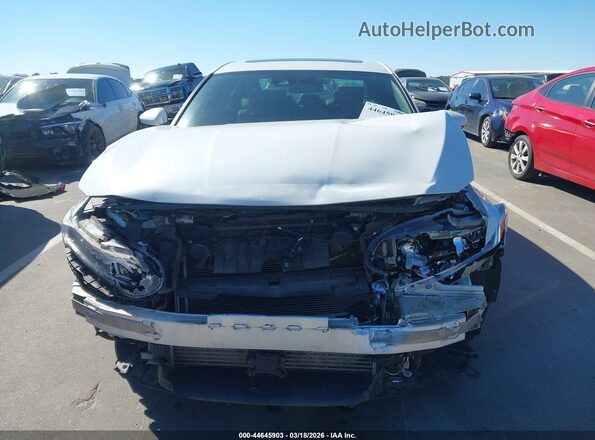 1HGCV2F31KA036077 2019 HONDA ACCORD White Սալոնի հետևի տեսք