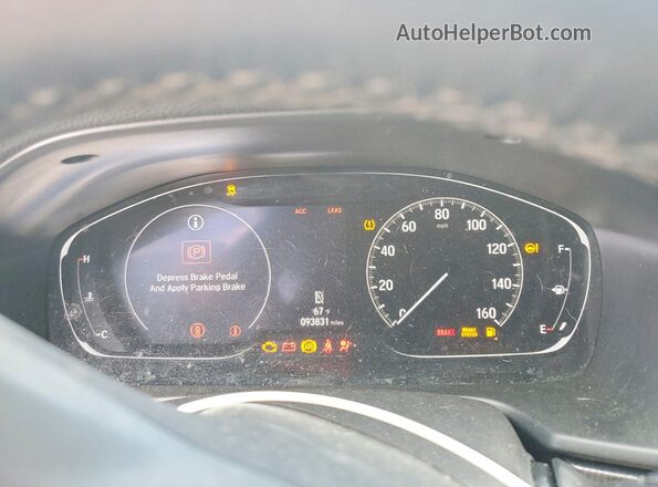 1HGCV2F34KA011187 2019 HONDA ACCORD Серебряный 