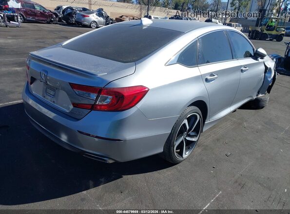 1HGCV2F34LA009831 2020 HONDA ACCORD Серебряный Задняя правая четверть