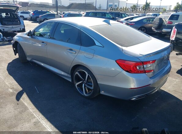 1HGCV2F34LA009831 2020 HONDA ACCORD Серебряный Задняя левая четверть