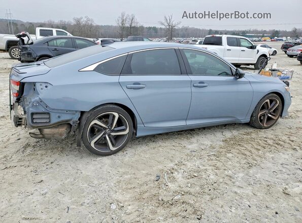 1HGCV2F35MA005501 2021 HONDA ACCORD Gray Trasero derecho
