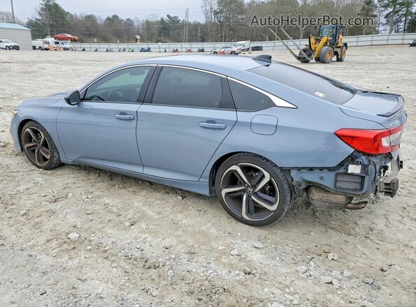 1HGCV2F35MA005501 2021 HONDA ACCORD Gray Trasero izquierdo