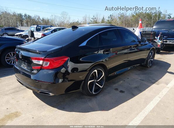 1HGCV2F35NA021196 2022 HONDA ACCORD Black უკანა მარჯვენა