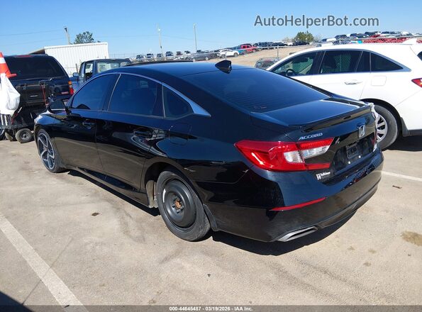 1HGCV2F35NA021196 2022 HONDA ACCORD Black უკანა მარცხენა