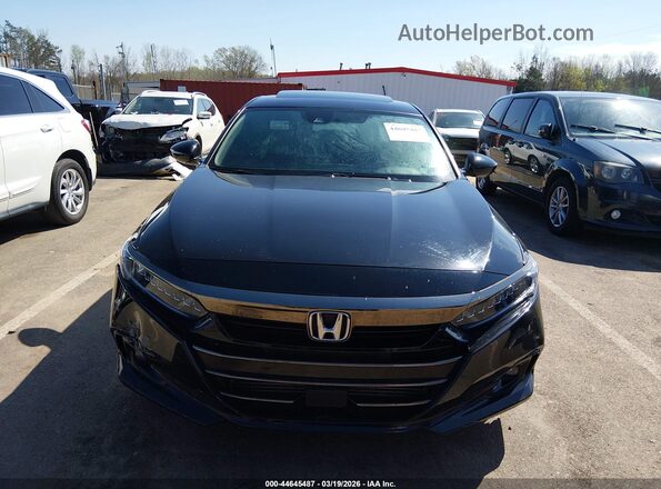 1HGCV2F35NA021196 2022 HONDA ACCORD Black ხელსაწყოთა პანელის ხედი