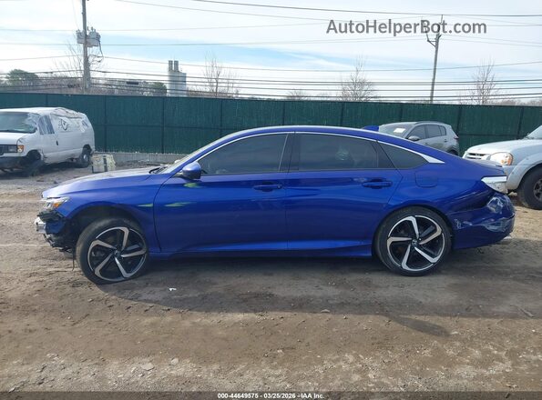 1HGCV2F36KA004127 2019 HONDA ACCORD Blue 