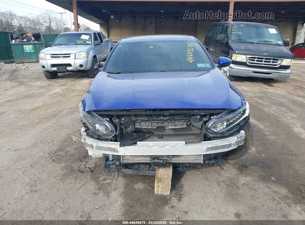 1HGCV2F36KA004127 2019 HONDA ACCORD Blue 