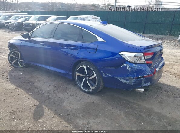 1HGCV2F36KA004127 2019 HONDA ACCORD Blue 