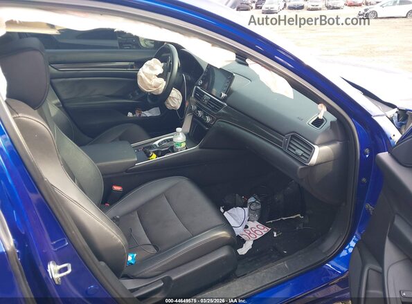 1HGCV2F36KA004127 2019 HONDA ACCORD Blue 