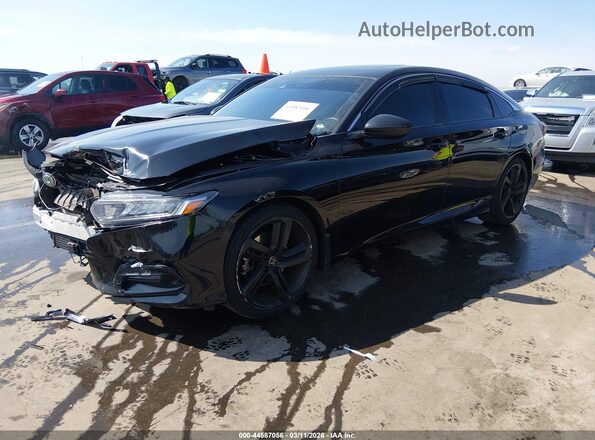 1HGCV2F37JA016320 2018 HONDA ACCORD Black 