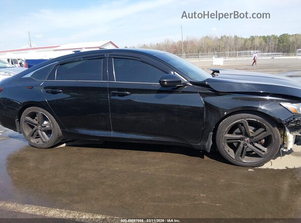 1HGCV2F37JA016320 2018 HONDA ACCORD Black 