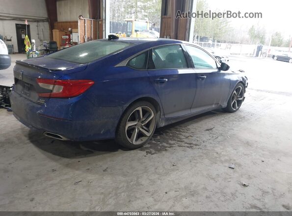 1HGCV2F37MA032232 2021 HONDA ACCORD Blue უკანა მარჯვენა