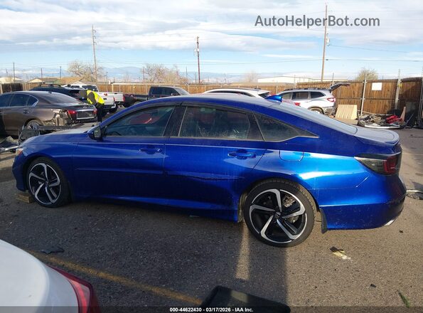 1HGCV2F39JA046841 2018 HONDA ACCORD Blue 