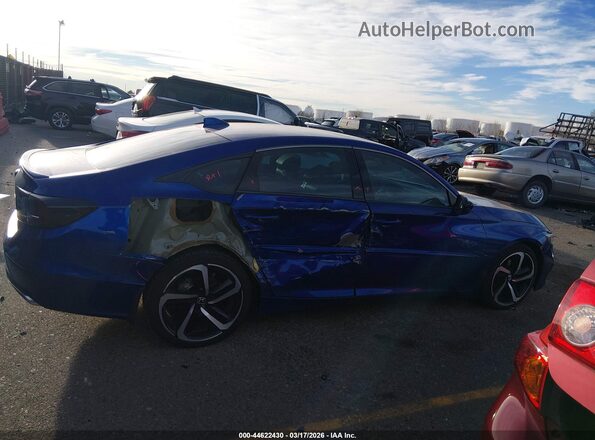 1HGCV2F39JA046841 2018 HONDA ACCORD Blue 