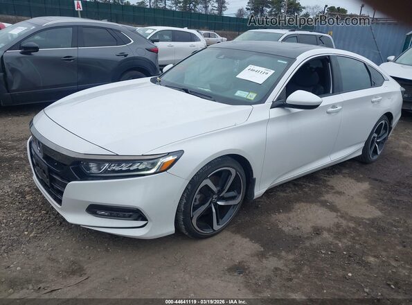 1HGCV2F39KA031466 2019 HONDA ACCORD Белый 