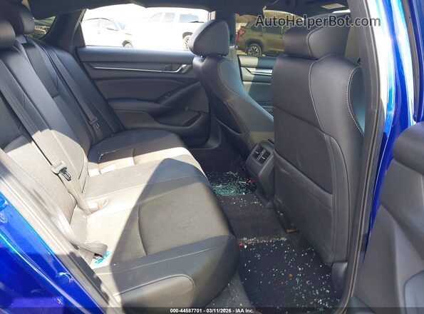 1HGCV2F39LA010800 2020 HONDA ACCORD Blue Widok naklejki z numerem VIN