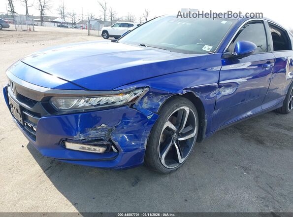 1HGCV2F39LA010800 2020 HONDA ACCORD Blue Widok z przodu
