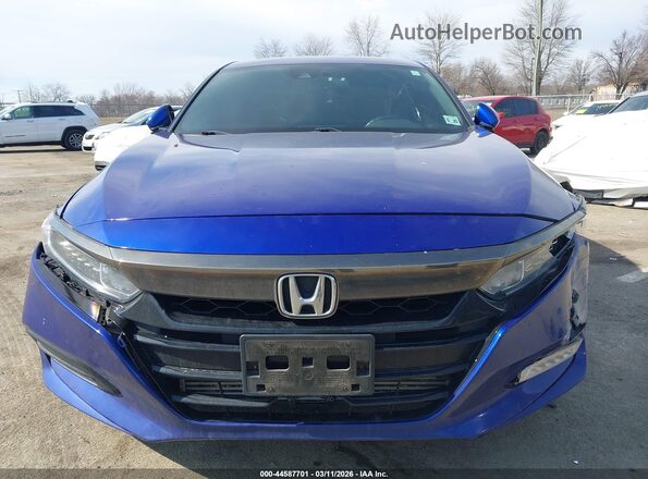1HGCV2F39LA010800 2020 HONDA ACCORD Blue Widok zestawu wskaźników