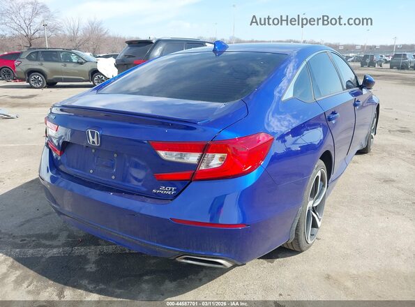 1HGCV2F39LA010800 2020 HONDA ACCORD Blue Tył prawy