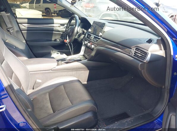1HGCV2F39LA010800 2020 HONDA ACCORD Blue Widok wnętrza z przodu