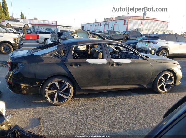 1HGCV2F3XMA007437 2021 HONDA ACCORD Черный Панорамный вид салона 360°