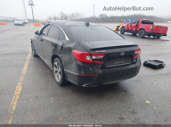 1HGCV2F52JA025167 2018 HONDA ACCORD Black Tył lewy