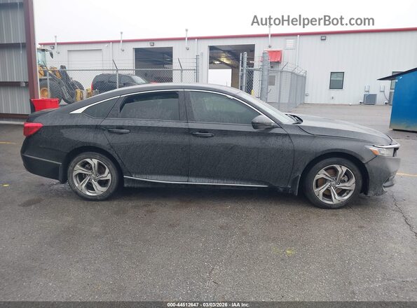 1HGCV2F52JA025167 2018 HONDA ACCORD Black Widok zestawu wskaźników
