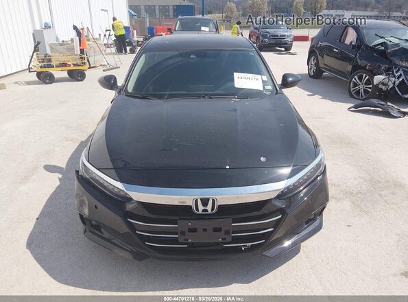 1HGCV2F90NA000888 2022 HONDA ACCORD Black Dashboard view