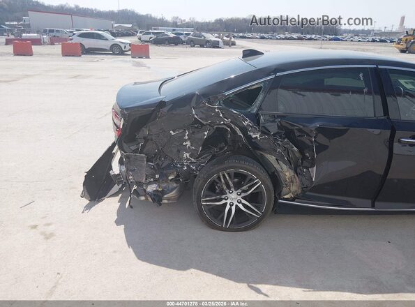 1HGCV2F90NA000888 2022 HONDA ACCORD Black Front view