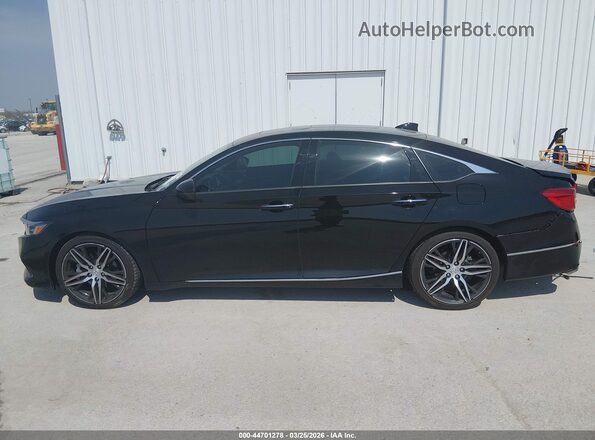 1HGCV2F90NA000888 2022 HONDA ACCORD Black Rear interior view