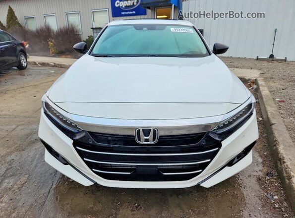 1HGCV2F90NA006481 2022 HONDA ACCORD White Widok z przodu