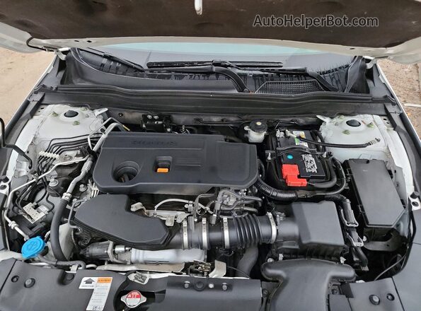 1HGCV2F90NA006481 2022 HONDA ACCORD White Widok wnętrza z tyłu
