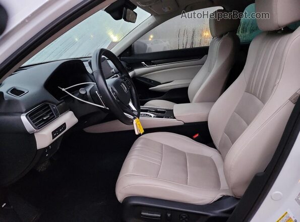 1HGCV2F90NA006481 2022 HONDA ACCORD White Widok wnętrza z przodu