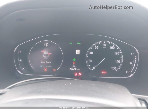 1HGCV2F92KA007241 2019 HONDA ACCORD Gray Вид задніх сидінь
