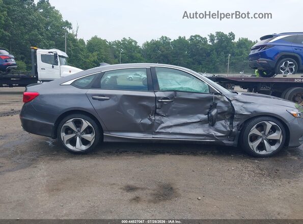 1HGCV2F92KA007241 2019 HONDA ACCORD Gray Вид задньої частини салону
