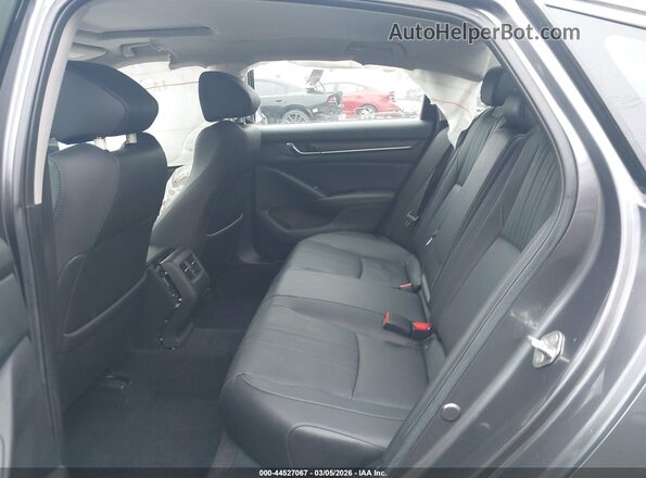 1HGCV2F92KA007241 2019 HONDA ACCORD Gray Вид наклейки з VIN-кодом