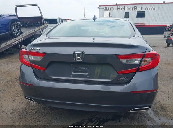 1HGCV2F92KA007241 2019 HONDA ACCORD Gray 