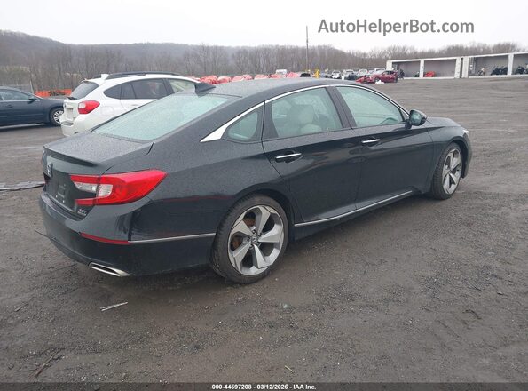 1HGCV2F96JA041911 2018 HONDA ACCORD Черный Задняя правая четверть