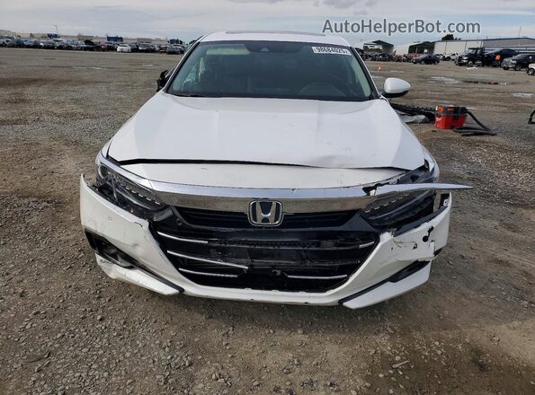 1HGCV2F96MA011621 2021 HONDA ACCORD Белый Вид спереди