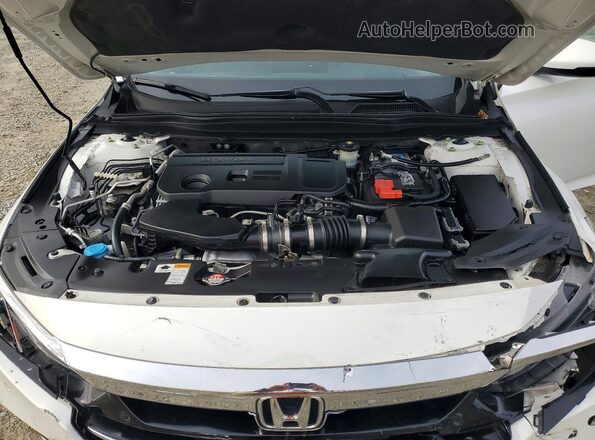 1HGCV2F96MA011621 2021 HONDA ACCORD Белый Вид задней части салона