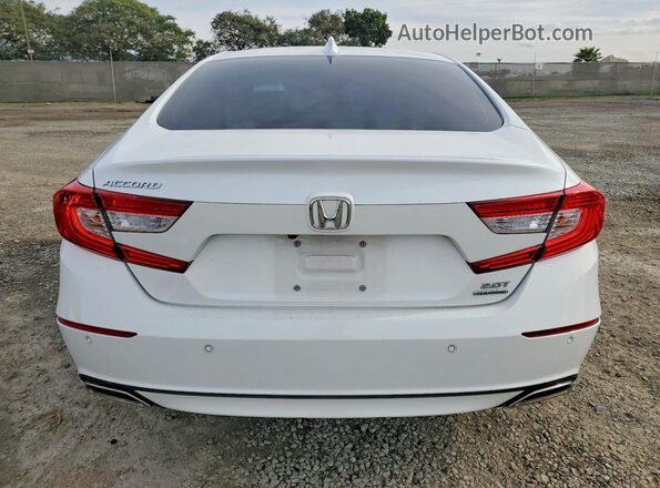 1HGCV2F96MA011621 2021 HONDA ACCORD Белый Вид сзади