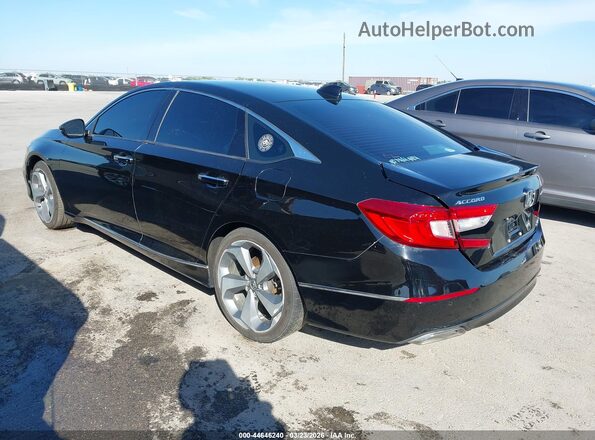 1HGCV2F98KA009608 2019 HONDA ACCORD Black Rear left