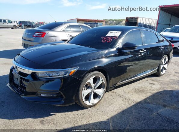 1HGCV2F98KA009608 2019 HONDA ACCORD Black Front left
