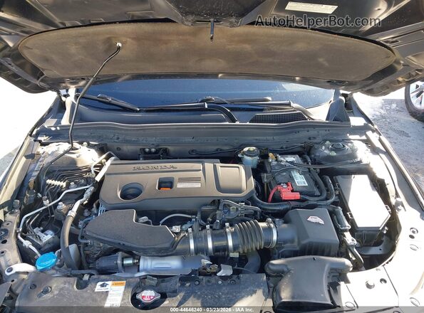 1HGCV2F98KA009608 2019 HONDA ACCORD Black Rear view