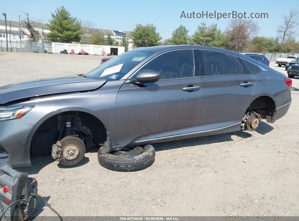 1HGCV2F9XKA009111 2019 HONDA ACCORD Gray Դիմացի տեսք
