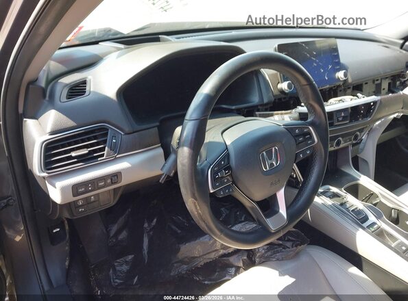 1HGCV2F9XKA009111 2019 HONDA ACCORD Gray 