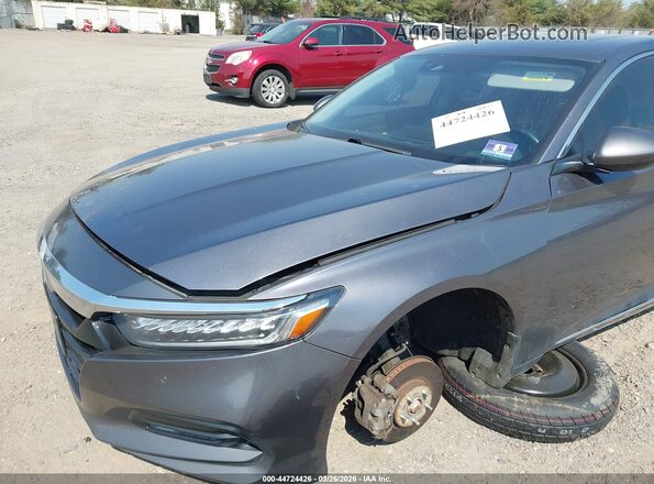 1HGCV2F9XKA009111 2019 HONDA ACCORD Gray 