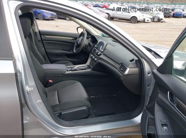 1HGCV3F15KA009355 2019 HONDA ACCORD Gray Front interior view