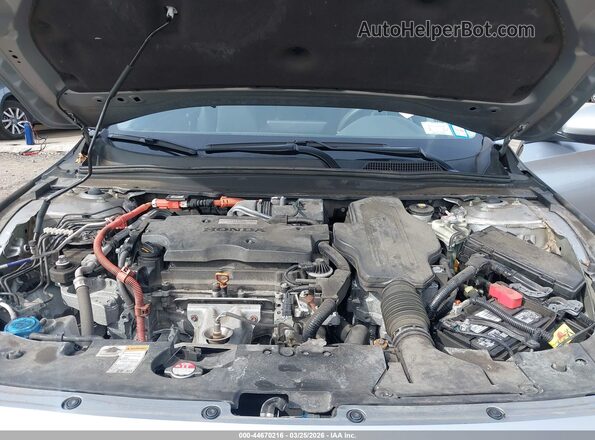 1HGCV3F15KA009355 2019 HONDA ACCORD Gray Rear view