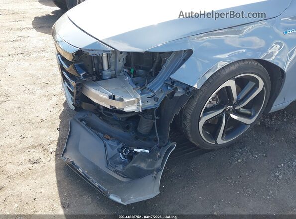 1HGCV3F22NA000867 2022 HONDA ACCORD HYBRID Gray 